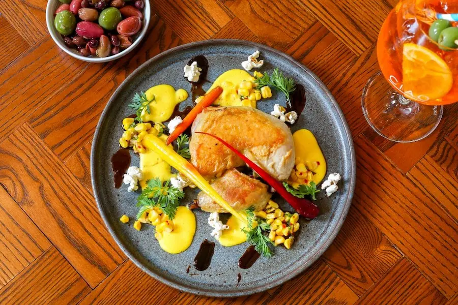 food top view