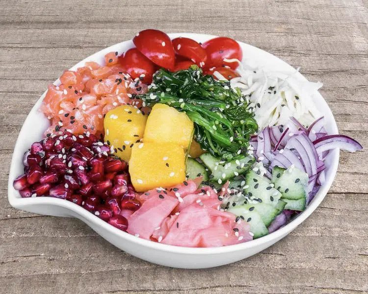 rainbow of fruits